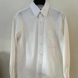 Men's American Living White Oxford Button Down Shirt (15 1/2; 32/33)